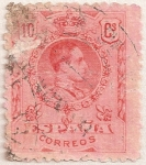 Stamps : Europe : Spain :  Alfonso XIII "Medallón"