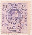 Stamps Spain -  Alfonso XIII 
