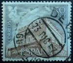 Stamps Spain -  Castillo de Balsareny