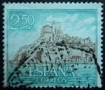 Stamps Spain -  Castillo de Peñíscola