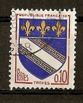 Stamps France -  Escudos / Troyes.