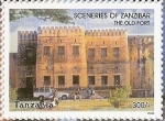 Stamps : Africa : Tanzania :  Ciudad de piedra de Zanzibar