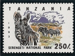 Sellos de Africa - Tanzania -  Parque Nacional del Serengeti