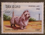 Sellos de Asia - Laos -  cairn terrier