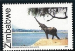 Stamps : Africa : Zimbabwe :  Parque Nacional de Mana Pools