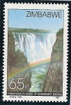 Stamps : Africa : Zimbabwe :  Cataratas Victoria