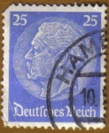 Stamps Germany -  Presidente VON HINDENBURG