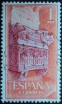 Stamps Spain -  Monasterio de Poblet / Tarragona