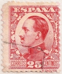 Stamps : Europe : Spain :  Alfonso XIII "Vaquer" de perfil
