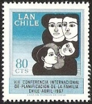 Sellos de America - Chile -  VIII CONFERENCIA INTERNACIONAL DE PLANIFICACION DE LA FAMILIA