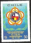 Stamps Chile -  30º ANIVERSARIO CONSEJO INTERNACIONAL DEL DEPORTE MILITAR