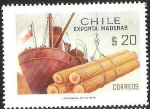 Stamps Chile -  EXPORTACION MADERERA