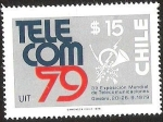 Stamps Chile -  3º EXPOSICION MUNDIAL DE TELECOMUNICACIONES