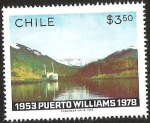 Stamps Chile -  25º ANIVERSARIO PUERTO WILLIAMS