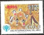 Stamps Chile -  AÑO INTERNACIONAL DEL NIÑO - RONDA