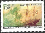 Stamps Chile -  CENTENARIO GLORIAS NAVALES - COMBATE NAVAL DE IQUIQUE
