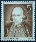 Stamps Spain -  Pedro Calderón de la Barca (1600-1681)