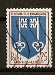 Stamps France -  Escudos/ Mont de Marsan- Formato Modificado.