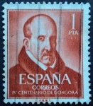 Stamps Spain -  IV Centenario de Luis de Góngora y Argote