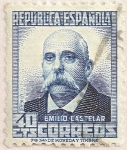 Stamps : Europe : Spain :  Emilio Castelar Ripoll