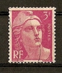 Stamps : Europe : France :  Marianne - Tipografiado.