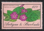 Stamps America - Antigua and Barbuda -  FLORES: 6.105.024,00-Impomoea pes-caprae