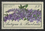 Stamps : America : Antigua_and_Barbuda :  FLORES: 6.105.027,00-Petrea volubilis