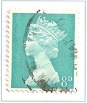 Stamps United Kingdom -  Machin predecimal