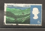 Stamps United Kingdom -  Paisajes. Antrim (Irlanda del Norte)