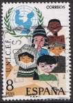 Stamps Spain -  25 ANIV DE LA UNICEF
