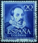 Sellos de Europa - Espa�a -  Juan Ruiz de Alarcón y Mendoza (1580-1639)