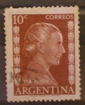 Stamps : America : Argentina :  eva peron