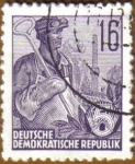 Stamps : Europe : Germany :  Trabajador del acero