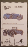Stamps Oman -  coches antiguos