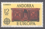 Stamps Andorra -  ANDORRA_SCOTT 93 Europa. $1.10