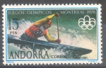 Stamps Andorra -  ANDORRA 1976_105 XXI Juegos Olímpicos en Montreal.