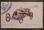 Stamps : Asia : Oman :  coche antiguo