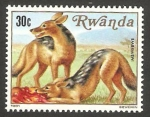 Stamps Rwanda -  fauna
