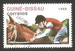 Stamps : Africa : Guinea_Bissau :  deporte hipica