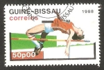 Stamps Guinea Bissau -  deporte salto de altura