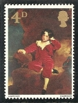 Stamps United Kingdom -  Cuadros. El joven Lambton, de Thomas Lawrence.