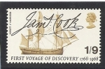 Sellos de Europa - Reino Unido -  Bicentenario del primer viaje del Capitan Cook, a bordo del 