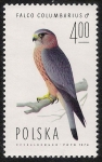 Sellos del Mundo : Europa : Polonia : AVES: 2.211.007,00-Falco columbarius macho