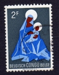 Stamps Republic of the Congo -  VIRGEN Y NIÑO