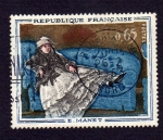Stamps France -  E. MANET