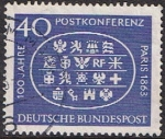 Stamps Germany -  CONFERENCIA POSTAL INTERNACIONAL