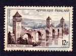 Stamps : Europe : France :  LE PONT VALENTRÉ ( CAHORS )