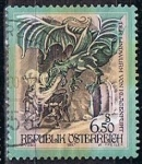 Stamps Austria -  Dragon