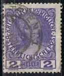 Stamps Austria -  Scott  111a  Maria Theresa (2)