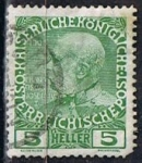 Stamps Austria -  Scott  113  Emperador Francisco Jose (3)